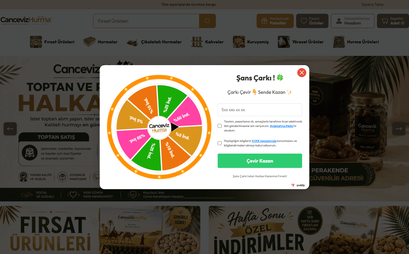 Canceviz Hurma - Datteln-E-Commerce (ikas)
