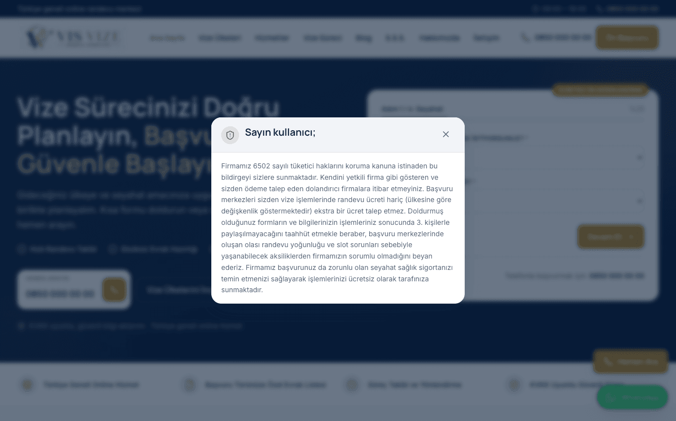 VİS VİZE - Visa-Beratung & Terminservice